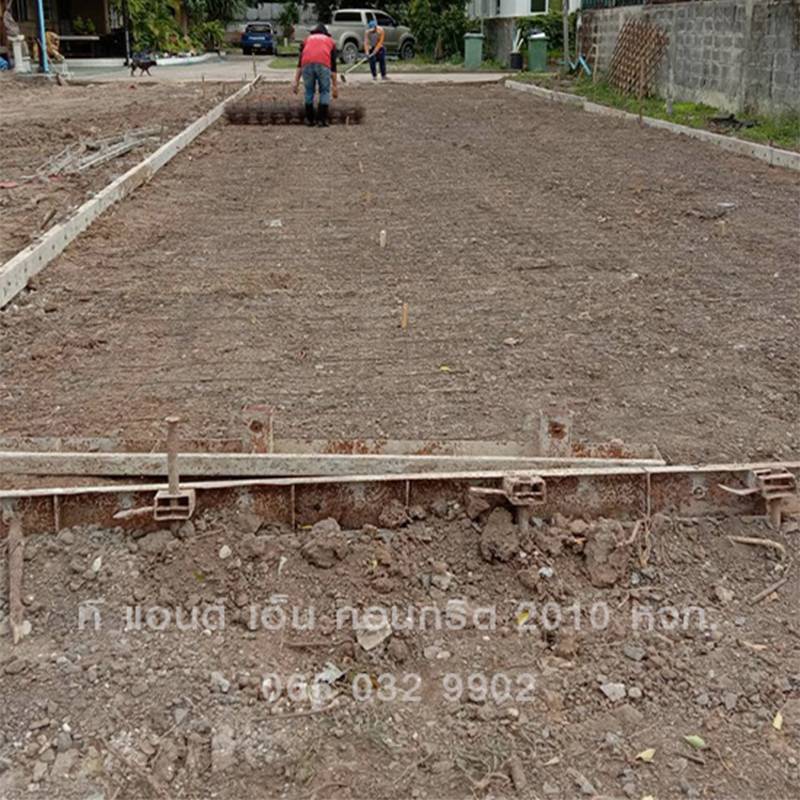 งานปรับภูมิทัศน์ทางเข้าบ้านและสวน