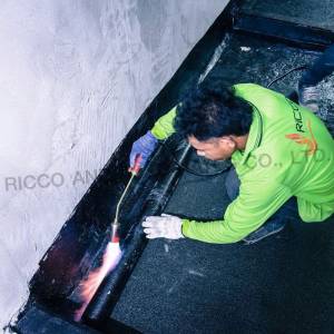 Fire touch membrane Ricco Torchseal (ผิวหิน/ผิวทราย)